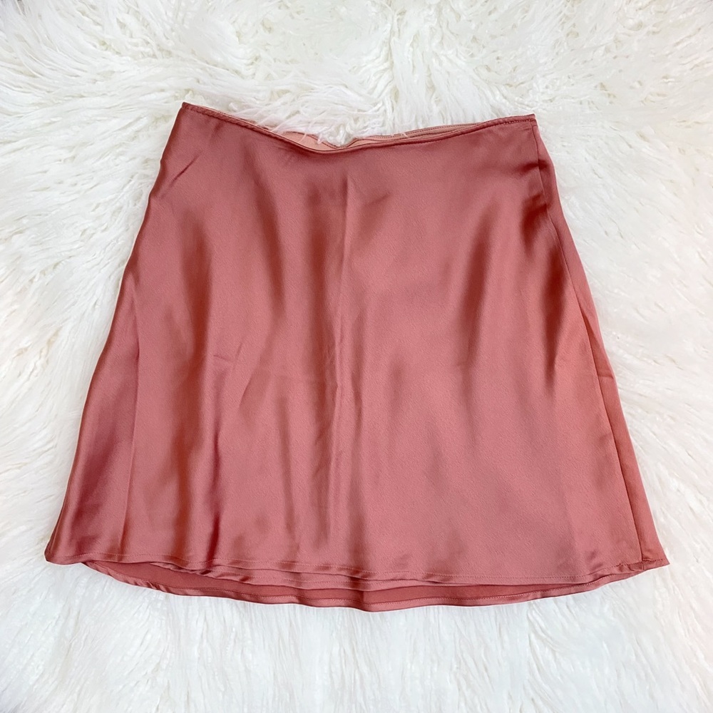 Abercrombie & Fitch Satin Mini Skirt